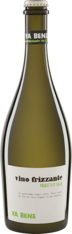 VA BENE Bianco Frizzante mit Kronkorken