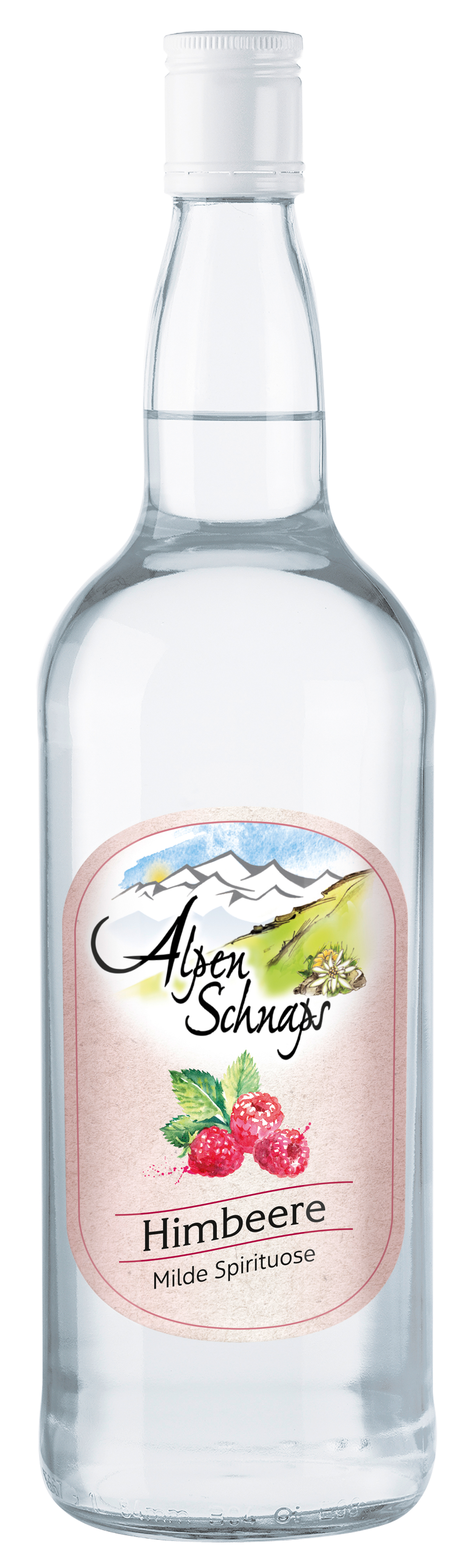 Alpenschnaps Himbeere  35%Vol.  